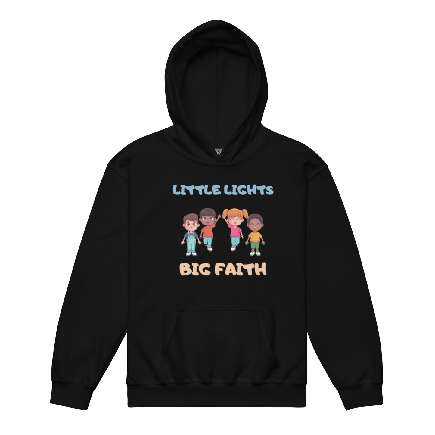 Little Lights Big Faith Youth Hoodie