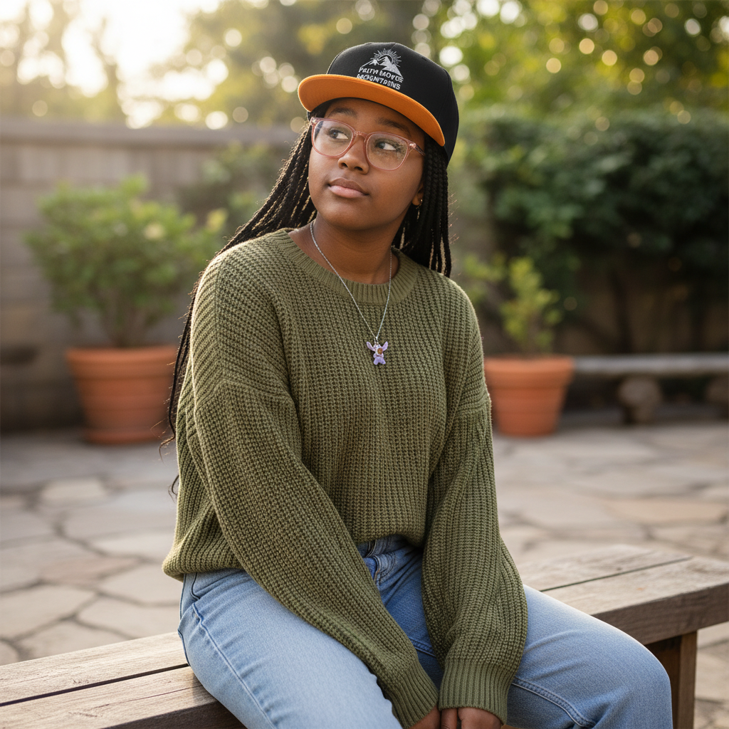 Faith Moves Mountains Snapback Hat