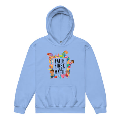 Faith First then Math Youth Hoodie