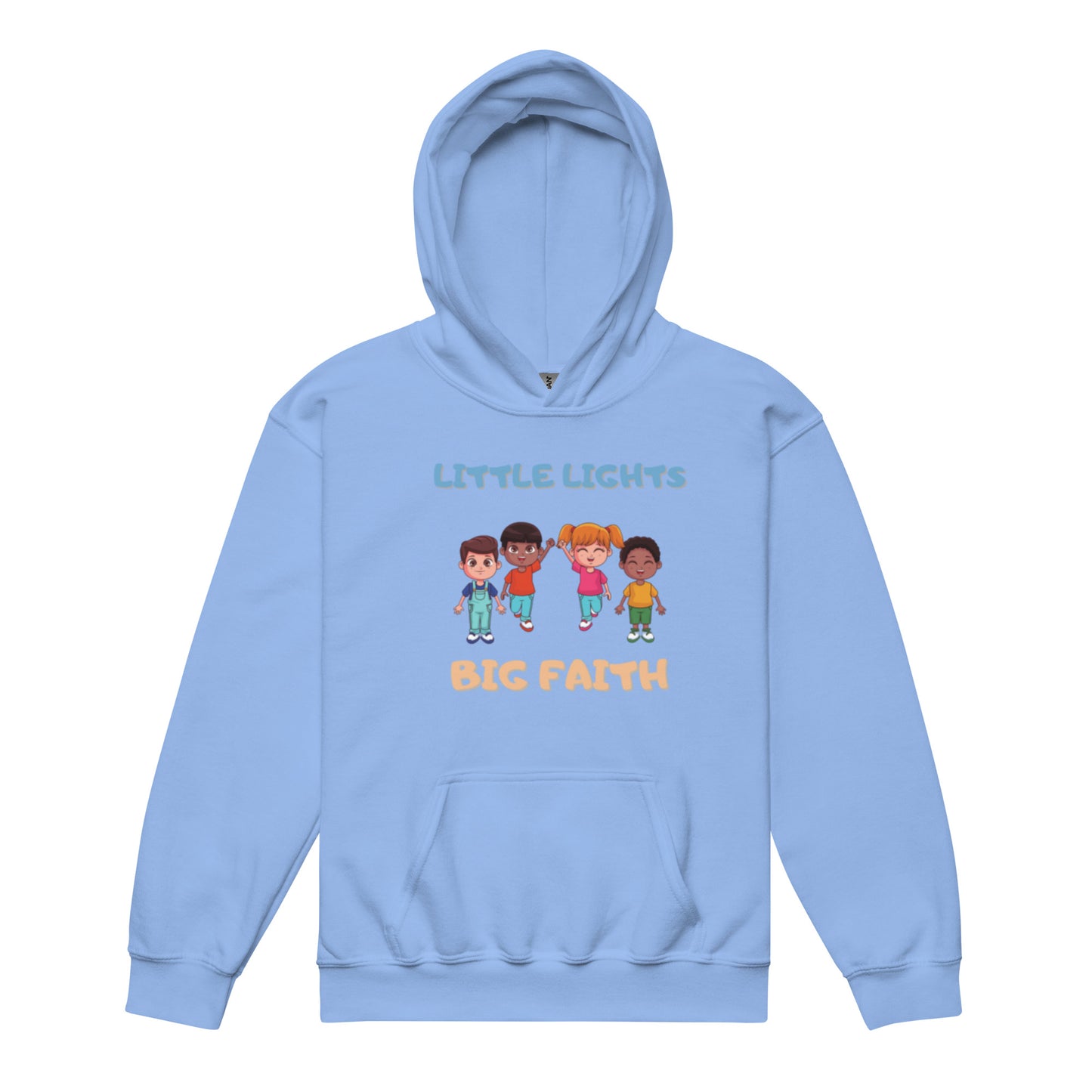 Little Lights Big Faith Youth Hoodie