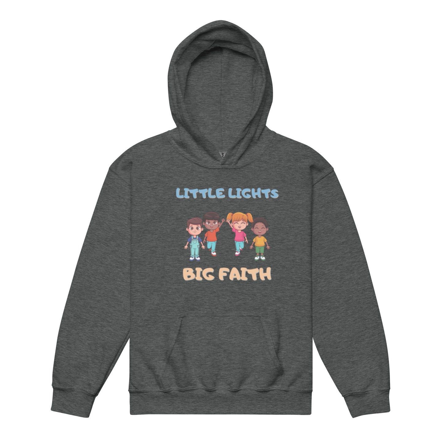 Little Lights Big Faith Youth Hoodie