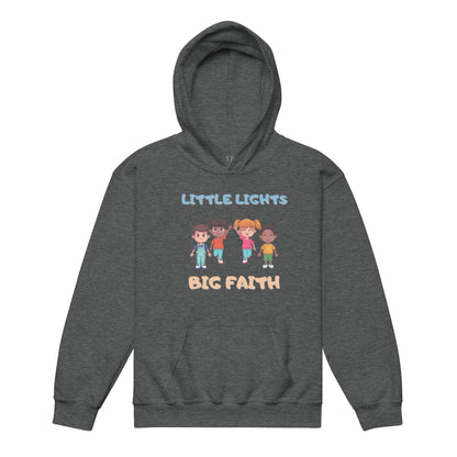 Little Lights Big Faith Youth Hoodie