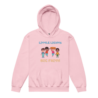 Little Lights Big Faith Youth Hoodie