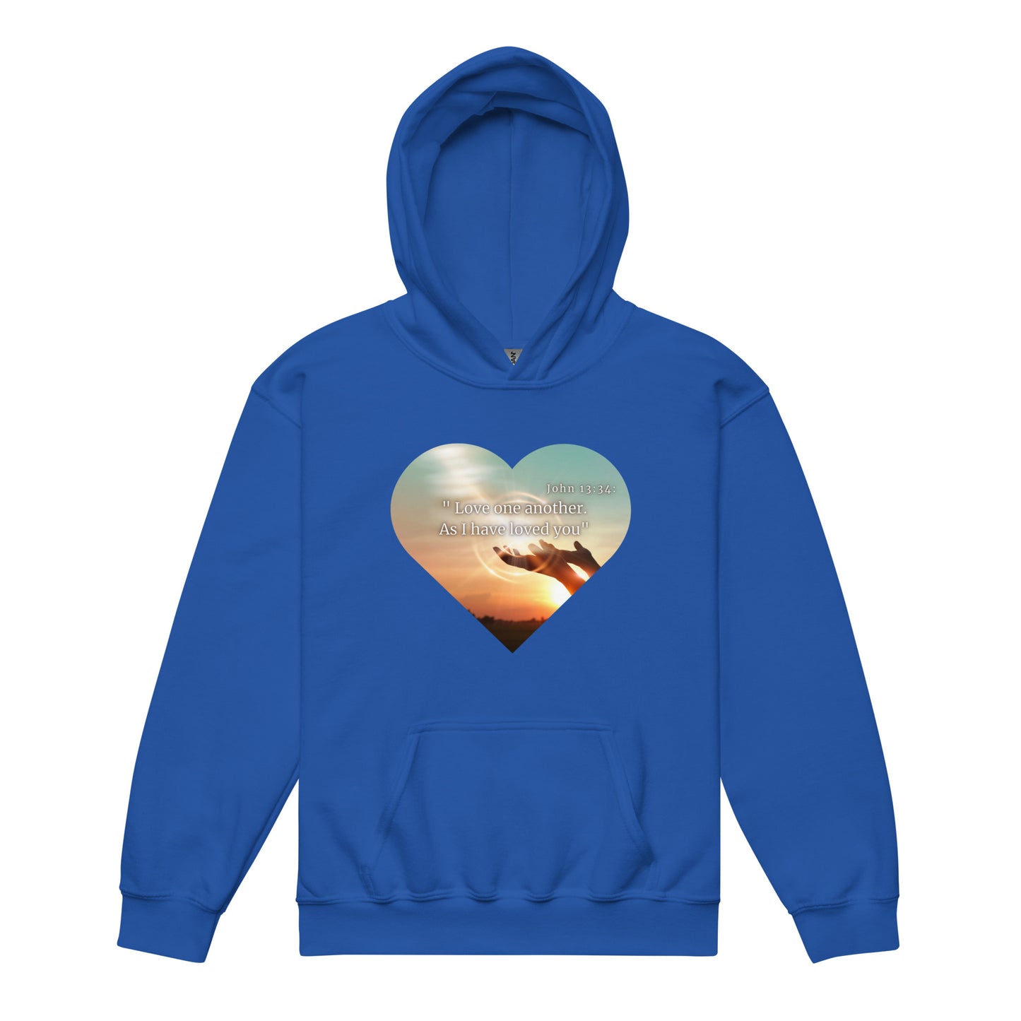 John 13:34 Youth Hoodie