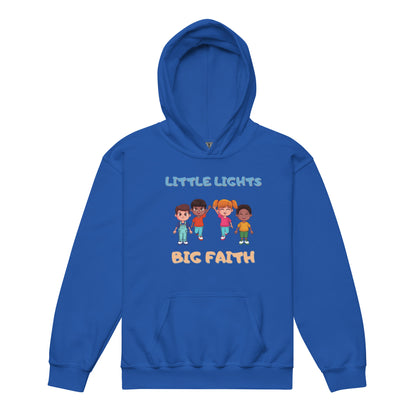 Little Lights Big Faith Youth Hoodie