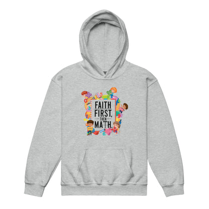 Faith First then Math Youth Hoodie