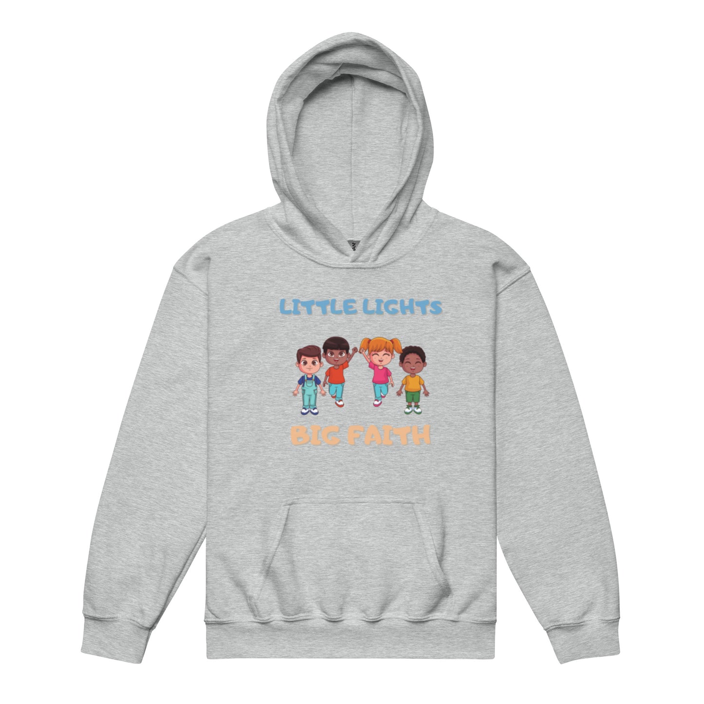Little Lights Big Faith Youth Hoodie