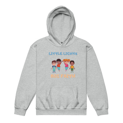 Little Lights Big Faith Youth Hoodie